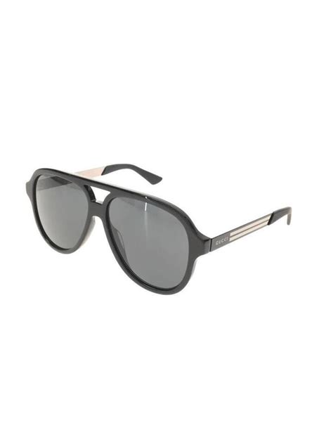 GUCCI Sunglasses Teardrop Celluloid BLK BLK GG0688S 